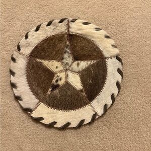 XSmall real cowhide placemat